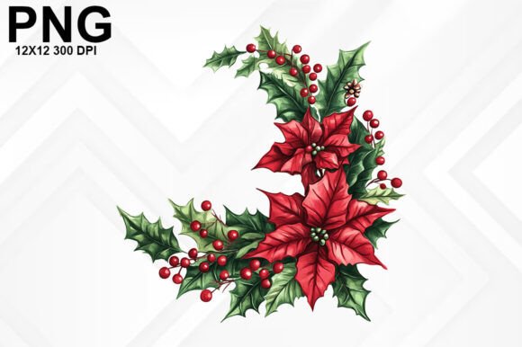 Christmas Flowers Sublimation Design Review