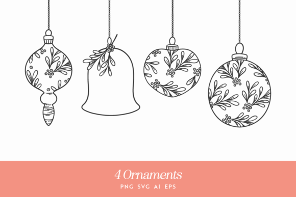 Christmas Ornament Vectors: Premium Illustrations for Handmade Creators