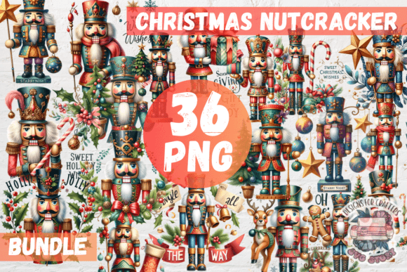 Nutcracker Christmas Bundle 36 PNG Illustrations Review