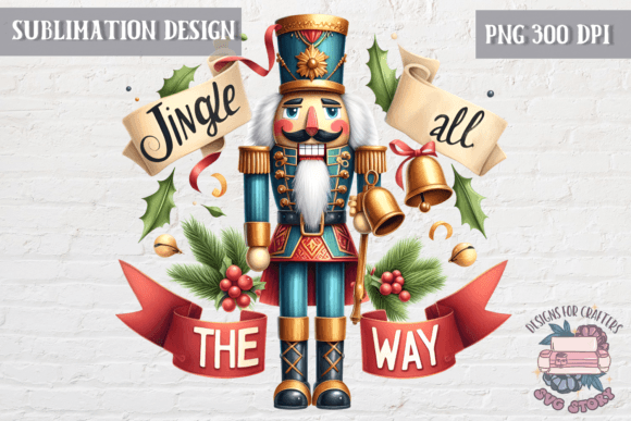 Nutcracker Christmas PNG Sublimation for Creative Illustrations